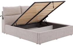 Goossens bedframe misty storage beige stof - 8243727-goossens-misty-storage-bedframe-stof-03