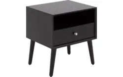 Goossens nachtkastje umbria zwart mdf - 8243732-goossens-umbria-nachtkastje-01