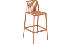 Goossens barstoel lygeke oranje kunststof - 8243773-goossens-lygeke-tuinstoelen-kunststof-01