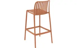 Goossens barstoel lygeke oranje kunststof - 8243773-goossens-lygeke-tuinstoelen-kunststof-01