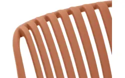 Goossens barstoel lygeke oranje kunststof - 8243773-goossens-lygeke-tuinstoelen-kunststof-01