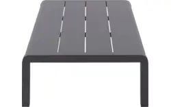 Goossens salontafel voor buiten yngvar grijs aluminium - 8243784-goossens-yngvar-tuintafels-aluminium-01