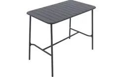 Goossens bartafel trist zwart aluminium - 8243789-goossens-trist-tuintafels-aluminium-01