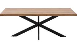 Goossens basic eettafel lecca bruin mango - 8243802-goossens-basic-lecce-eettafel-mango-bruin-01