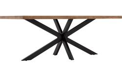 Goossens basic eettafel lecca bruin mango - 8243802-goossens-basic-lecce-eettafel-mango-bruin-01