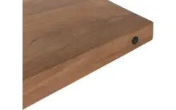Goossens basic eettafel lecca bruin mango - 8243802-goossens-basic-lecce-eettafel-mango-bruin-01