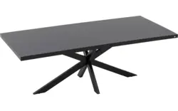 Goossens basic eettafel lecca zwart mango - 8243806-goossens-basic-lecce-eettafel-mango-zwart-01