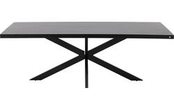 Goossens basic eettafel lecca zwart mango - 8243806-goossens-basic-lecce-eettafel-mango-zwart-01