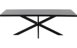 Goossens basic eettafel lecca zwart mango - 8243806-goossens-basic-lecce-eettafel-mango-zwart-01