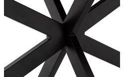 Goossens basic eettafel lecca zwart mango - 8243806-goossens-basic-lecce-eettafel-mango-zwart-01