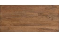 Goossens basic eettafel lecca bruin mango - 8243807-goossens-basic-lecce-eettafel-mango-bruin-01