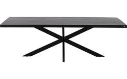 Goossens basic eettafel lecca zwart mango - 8243809-goossens-basic-lecce-eettafel-mango-zwart-02
