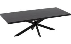 Goossens basic eettafel lecca zwart mango - 8243809-goossens-basic-lecce-eettafel-mango-zwart-01