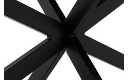 Goossens basic eettafel lecca zwart mango - 8243809-goossens-basic-lecce-eettafel-mango-zwart-01