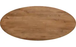 Goossens basic eettafel lecca bruin mango - 8243816-goossens-basic-lecce-eettafel-mango-bruin-01