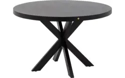 Goossens basic eettafel lecca zwart mango - 8243818-goossens-basic-lecce-eettafel-mango-zwart-01