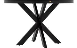 Goossens basic eettafel lecca zwart mango - 8243818-goossens-basic-lecce-eettafel-mango-zwart-01