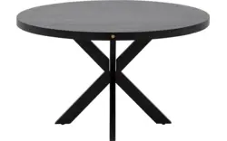 Goossens basic eettafel lecca zwart mango - 8243821-goossens-basic-lecce-eettafel-mango-zwart-01