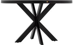 Goossens basic eettafel lecca zwart mango - 8243821-goossens-basic-lecce-eettafel-mango-zwart-01