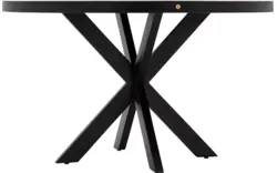Goossens basic eettafel lecca zwart mango - 8243821-goossens-basic-lecce-eettafel-mango-zwart-01