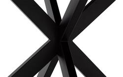 Goossens basic eettafel lecca zwart mango - 8243827-goossens-basic-lecce-eettafel-mango-zwart-01