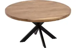 Goossens basic eettafel lecca bruin mango - 8243828-goossens-basic-lecce-eettafel-mango-bruin-01