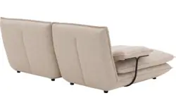 Goossens loungebank alegro beige stof - 8243830-gespiegeld-02