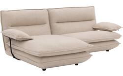 Goossens loungebank alegro beige stof - 8243830-gespiegeld-02