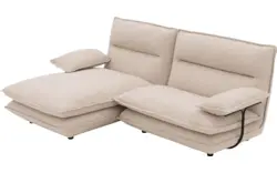 Goossens loungebank alegro beige stof - 8243830-gespiegeld-02