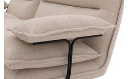 Goossens loungebank alegro beige stof - 8243830-gespiegeld-02