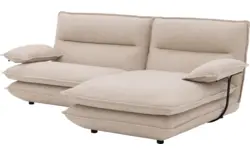 Goossens loungebank alegro beige stof - 8243830-goossens-alegro-bank-stof-wit-01