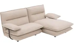 Goossens loungebank alegro beige stof - 8243830-goossens-alegro-bank-stof-wit-01