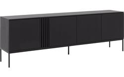 Goossens dressoir viola zwart eiken - 8243839-goossens-viola-dressoir-eiken-01
