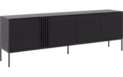 Goossens dressoir viola zwart eiken - 8243839-goossens-viola-dressoir-eiken-01