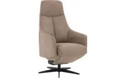 Goossens excellent relaxstoel lecce bruin micro leer - 8243864-goossens-excellent-lecce-sta-op-fauteuil-micro-leer-01