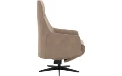 Goossens excellent relaxstoel lecce bruin micro leer - 8243864-goossens-excellent-lecce-sta-op-fauteuil-micro-leer-01