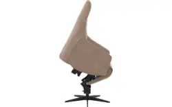 Goossens excellent relaxstoel lecce bruin micro leer - 8243864-goossens-excellent-lecce-sta-op-fauteuil-micro-leer-01