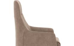 Goossens excellent relaxstoel lecce bruin micro leer - 8243864-goossens-excellent-lecce-sta-op-fauteuil-micro-leer-01