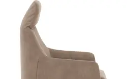 Goossens excellent relaxstoel lecce bruin micro leer - 8243864-goossens-excellent-lecce-sta-op-fauteuil-micro-leer-01