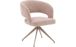 Goossens excellent eetkamerstoel ostuni roze stof - 8243866-goossens-excellent-ostuni-eetkamerstoel-stof-roze-01