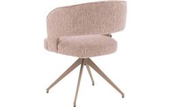 Goossens excellent eetkamerstoel ostuni roze stof - 8243866-goossens-excellent-ostuni-eetkamerstoel-stof-roze-01