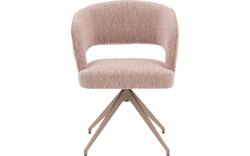 Goossens excellent eetkamerstoel ostuni roze stof - 8243866-goossens-excellent-ostuni-eetkamerstoel-stof-roze-01