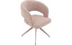 Goossens excellent eetkamerstoel ostuni roze stof - 8243866-goossens-excellent-ostuni-eetkamerstoel-stof-roze-01