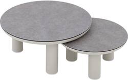Goossens salontafel voor buiten roef grijs glas - 8243884-goossens-roef-tuintafels-glas-01