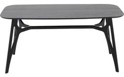 Goossens basic eettafel trani zwart essenhout - 8243890-goossens-basic-trani-eettafel-essenhout-zwart-01