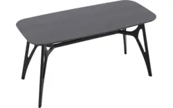 Goossens basic eettafel trani zwart essenhout - 8243890-goossens-basic-trani-eettafel-essenhout-zwart-02