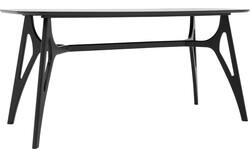 Goossens basic eettafel trani zwart essenhout - 8243890-goossens-basic-trani-eettafel-essenhout-zwart-02