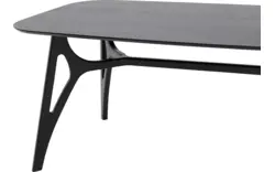 Goossens basic eettafel trani zwart essenhout - 8243894-goossens-basic-trani-eettafel-essenhout-zwart-01