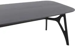 Goossens basic eettafel trani zwart essenhout - 8243894-goossens-basic-trani-eettafel-essenhout-zwart-01