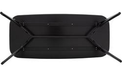 Goossens basic eettafel trani zwart essenhout - 8243894-goossens-basic-trani-eettafel-essenhout-zwart-01